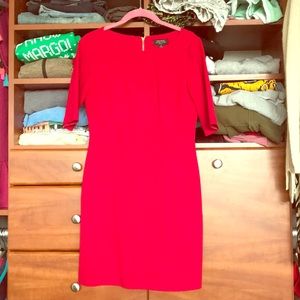 Tahari Ponte Seam Shift Dress